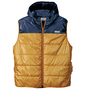 OUTDOOR PRODUCTS 中綿ベスト キャメル×ネイビー: