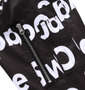 SHOCK NINE 総柄プリントMA-1ジャケット ブラック: 左袖シガレットポケット