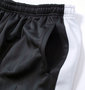 Mc.S.P ジャージ六分丈パンツ ブラック×ホワイト: サイドポケット