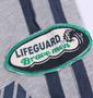 LIFE GUARD 七分丈パンツ モクグレー: ワッペン