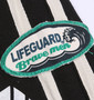 LIFE GUARD 七分丈パンツ ブラック: ワッペン
