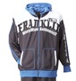 Franklin ジャージセット チャコール×ブルー: