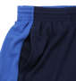 Mc.S.P 吸汗速乾半袖Tシャツ+ハーフパンツ ネイビー×ブルー: サイドポケット