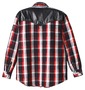 RIMASTER チェックネルシャツ レッド×ブラック: バックスタイル