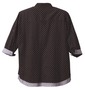 RIMASTER 七分袖シャツ ブラック: バックスタイル