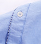 Pincponc 2枚衿オックスシャツ サックス: フロントボタン