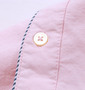 Pincponc 2枚衿オックスシャツ ピンク: フロントボタン