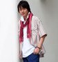 OUTDOOR PRODUCTS シャツ(半袖) レッド系: