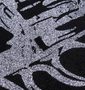 WILD LIFE ベスト+七分袖Tシャツ ブラック×ホワイト: バックラメプリント