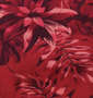 Beno 半袖アロハシャツ レッド: 生地拡大