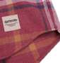 OUTDOOR PRODUCTS ビッグチェック長袖ネルシャツ レッド系: