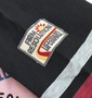 LIFE GUARD ラグランTシャツ(半袖) ピンク×ブラック: 左袖ワッペン