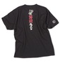 豊天 和柄Tシャツ(半袖) ブラック: バックスタイル