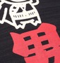 豊天 和柄Tシャツ(半袖) ブラック: バックプリント