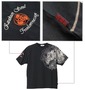 絡繰魂 和柄Tシャツ(半袖) スミクロ: