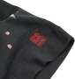 絡繰魂 和柄Tシャツ(半袖) スミクロ: バック右脇裾