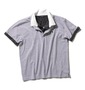 Pincponc ネクタイ付ポロシャツ(半袖) モクグレー: