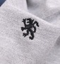 Pincponc ネクタイ付ポロシャツ(半袖) モクグレー: フロント刺繍
