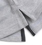 Pincponc ネクタイ付ポロシャツ(半袖) モクグレー: スリット
