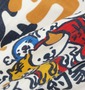 豊天 和柄Tシャツ(半袖) オフホワイト: バックプリント