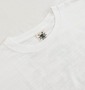 豊天 和柄Tシャツ(半袖) オフホワイト: クルーネック