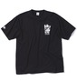 豊天 和柄Tシャツ(半袖) ブラック: