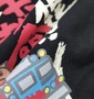 豊天 和柄Tシャツ(半袖) ブラック: バックプリント