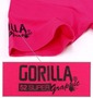 Gorilla Tシャツ(半袖) ショッキングピンク: 右袖