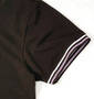 Pincponc ポロシャツ(半袖) ブラウン: 袖口