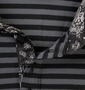 Pincponc ポロシャツ(半袖) ブラック×チャコール: