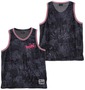 b-one-soul 総柄タンクトップ+Tシャツ半袖 ブラック×ホワイト: