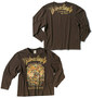 in the attic Tシャツ長袖 カーキブラウン: