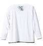 WILD LIFE フェイクVネックTシャツ ホワイト: バックスタイル