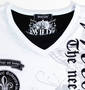 WILD LIFE フェイクVネックTシャツ ホワイト: