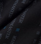 RIMASTER 総柄プリントポロシャツ(半袖) ブラック: 生地拡大