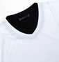 COLLINS ジップパーカー+VTシャツ半袖 ブラック×ホワイト: