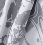 WILD LIFE ベロア切替長袖ジャージ+半袖Tシャツ ホワイト×ブラック: バックプリント
