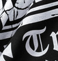 WILD LIFE ベロア切替長袖ジャージ+半袖Tシャツ ホワイト×ブラック: Tシャツフロントプリント