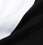 RIMASTER フェイクTシャツ ホワイト×ブラック: 生地拡大