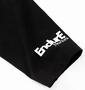 ENDURE フェイクレイヤード長袖Tシャツ モクグレー×ブラック: 袖口