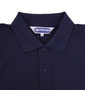 OUTDOOR PRODUCTS 鹿の子長袖ポロシャツ ネイビー: