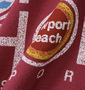 OFF SHORE Tシャツ(半袖) ワイン: バックプリント