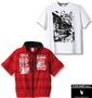 b-one-soul パーカー+Tシャツ(半袖) レッド×ホワイト