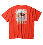 OFF SHORE 半袖Tシャツ オレンジ: バックスタイル
