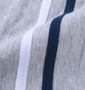 Free gate 袖ライン半袖YヘンリーTシャツ モクグレー: 袖口