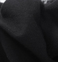 EUROYAL ボリュームネックフェイクパーカージャケット ブラック: ミニ裏毛
