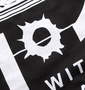 WILD LIFE 総柄切替カーディガン+半袖VTシャツ ブラウン系×ブラック: Tシャツフロントプリント