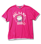 NECOBUCHI-SAN(ネコブチサン) 半袖Tシャツ ピンク: