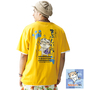NECOBUCHI-SAN(ネコブチサン) 半袖Tシャツ イエロー