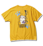 NECOBUCHI-SAN(ネコブチサン) 半袖Tシャツ イエロー: